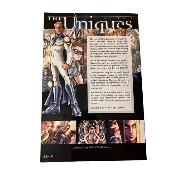 The Uniques Season 1 Omnibus Signed Numbered Webcomic Graphic Novel Comfort Love - Picture 3 of 13